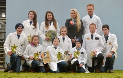 The Young Handlers, with judge Kirree Kermode