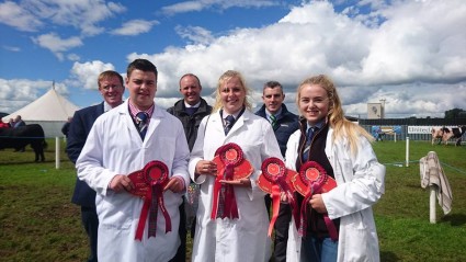 Winning England Team and Judges 